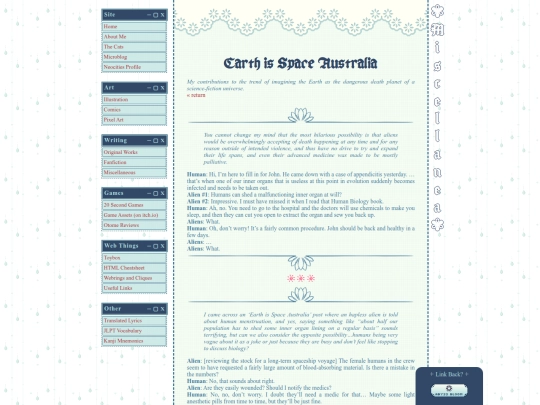 writing/earthisspaceaustralia screenshot