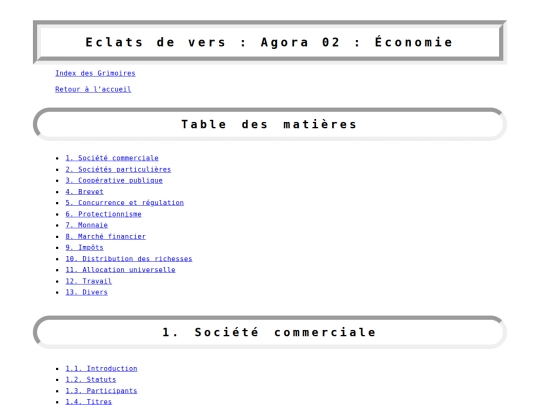 grimoire/agora-02-economie screenshot