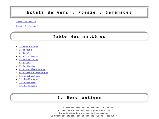 litera/poesie-serenade screenshot
