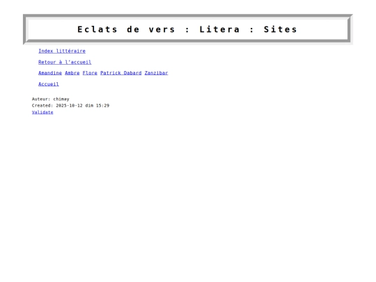 litera/poesie-sites screenshot