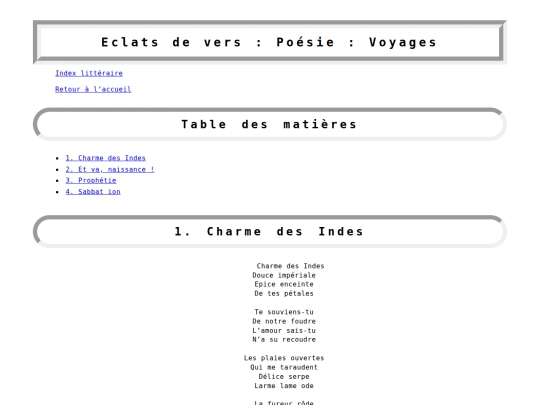 litera/poesie-voyages screenshot