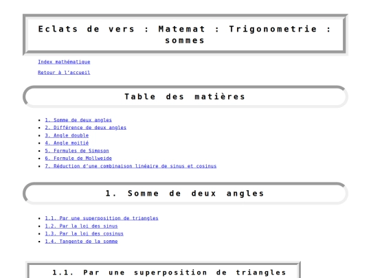 matemat/trigonometrie-sommes screenshot