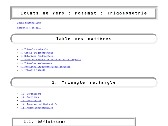 matemat/trigonometrie screenshot