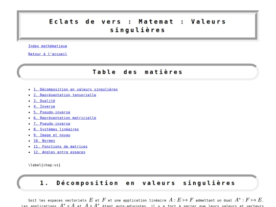 matemat/valeurs-singulieres screenshot