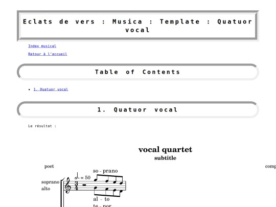 musica/template/vocal-quartet screenshot