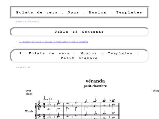 musica/templates/veranda screenshot