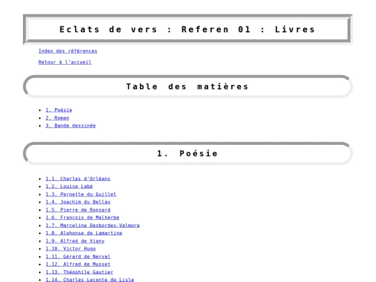 referen/01-livres screenshot