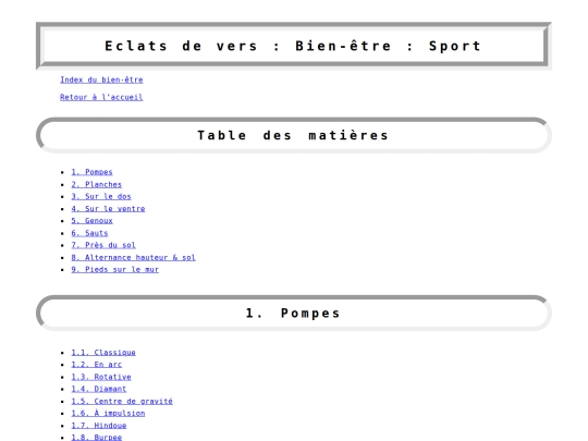 wellbeing/sport screenshot
