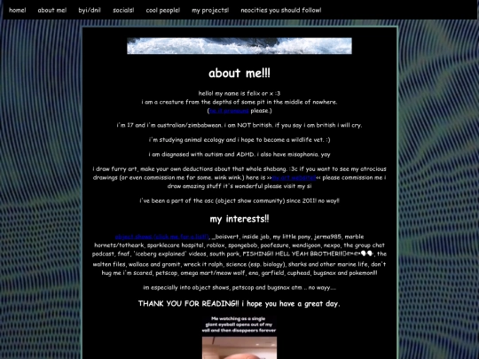aboutme screenshot