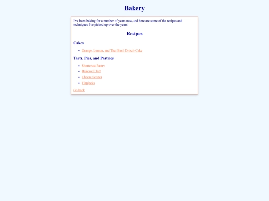bakery/bakery screenshot