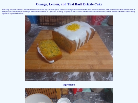bakery/orangecake/orangecake screenshot