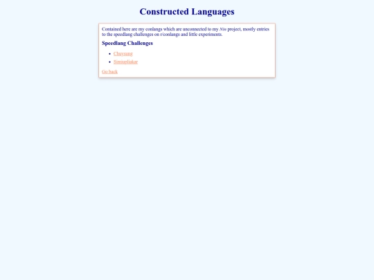 conlangs/languages screenshot