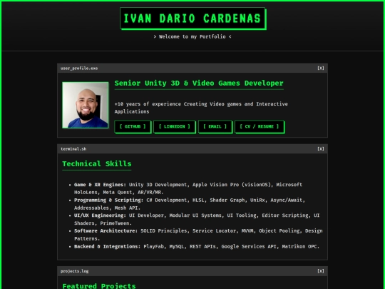 index screenshot