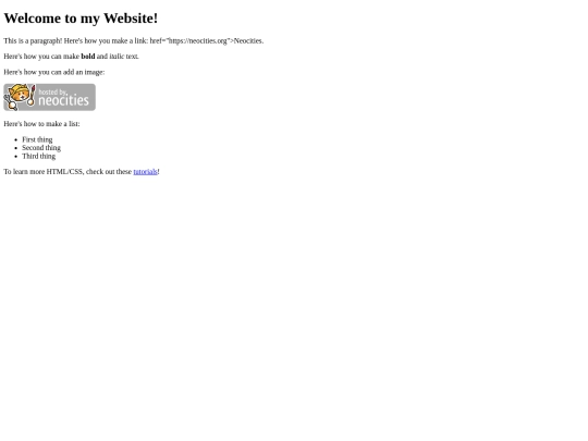 index screenshot
