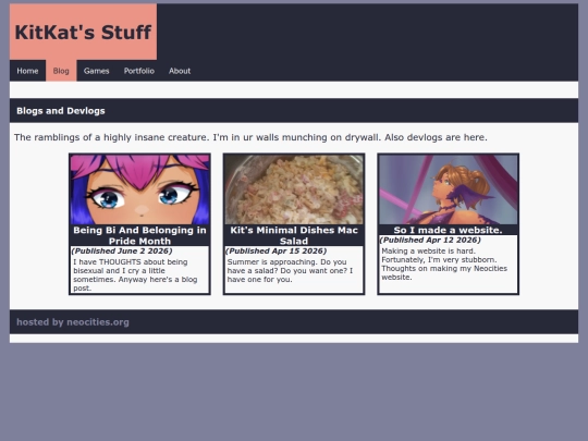 blog screenshot