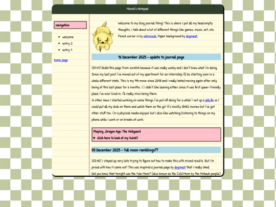journal screenshot
