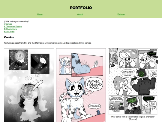 portfolio screenshot