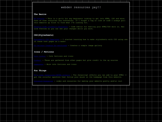 webdev-resources screenshot