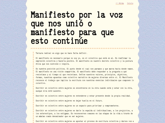manifiesto screenshot