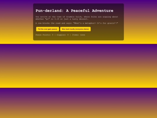 Games/punderland screenshot