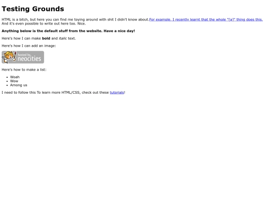 test screenshot