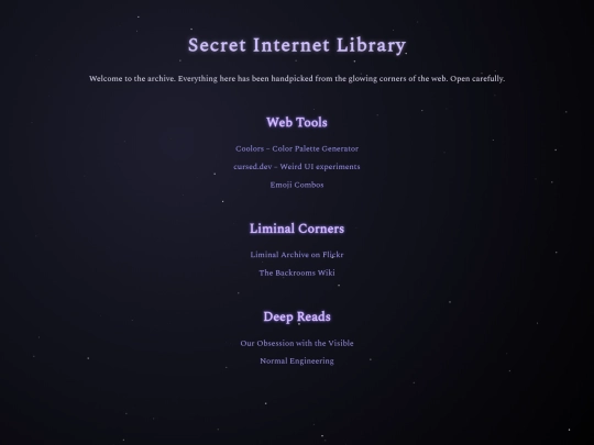 index screenshot