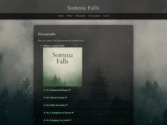 discography screenshot
