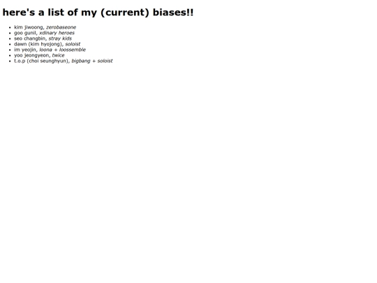 bias-list screenshot
