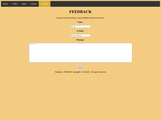 feedback screenshot