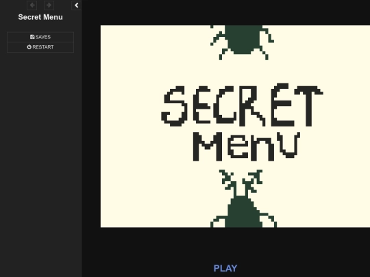 Secret Menu 1.0 screenshot