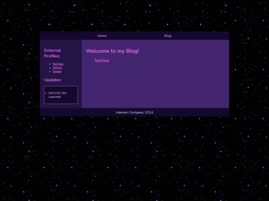 blog screenshot