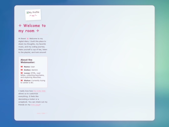 index screenshot