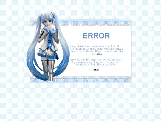 error screenshot