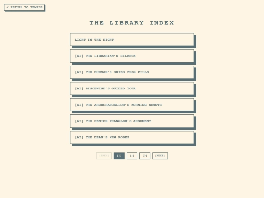 library screenshot