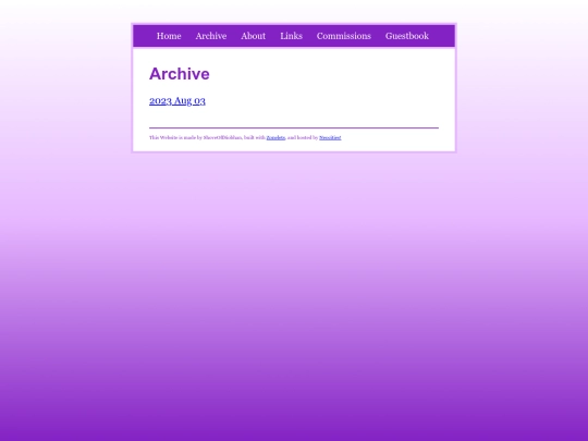 archive screenshot
