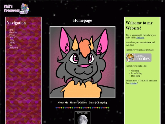 Pages/homepage screenshot