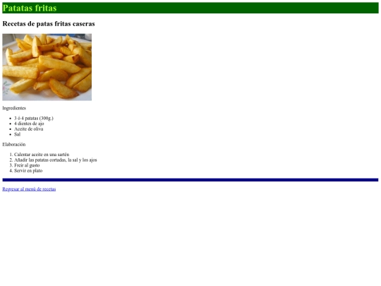 html/patatasfritas screenshot