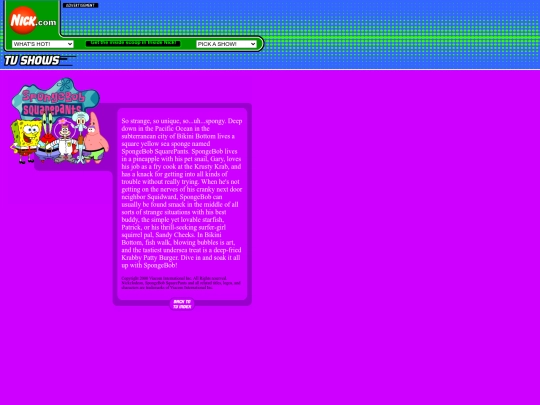 nick/spongebob screenshot