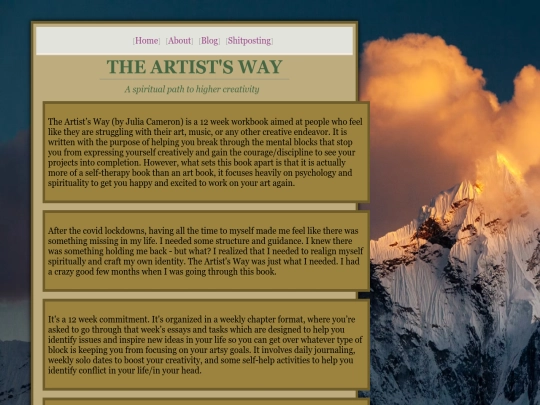 theartistsway screenshot