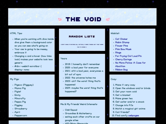 Lists screenshot