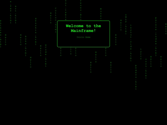 mainframe screenshot