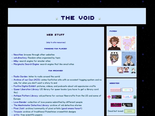webstuff screenshot