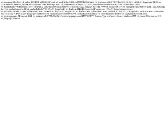 Dial-A-Ditty/_vti_cnf/dadsonglist screenshot