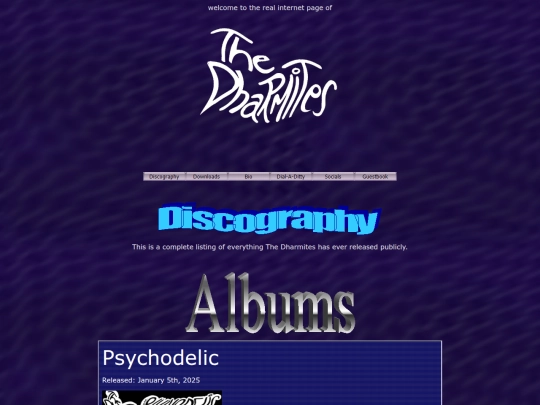 discography screenshot