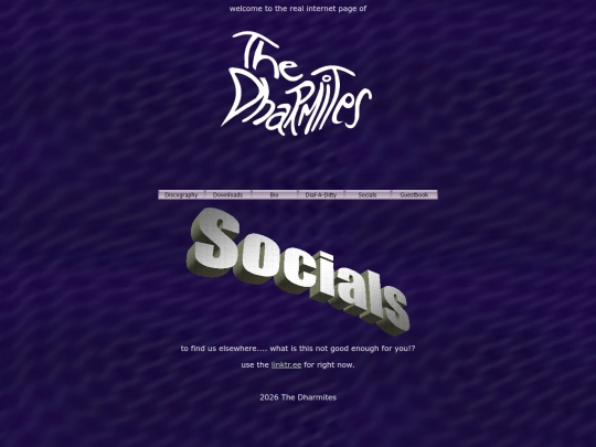 socials screenshot