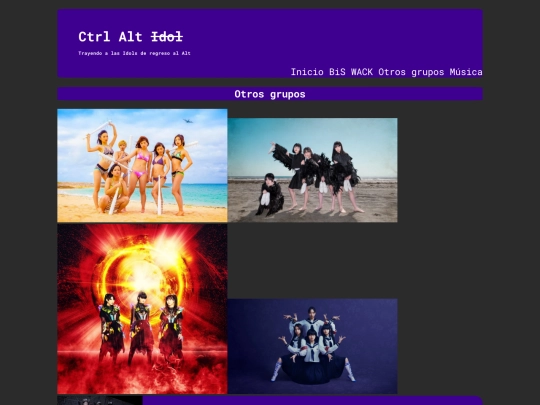 proyectoCtrlAltIdol/pages/otrosGrupos screenshot