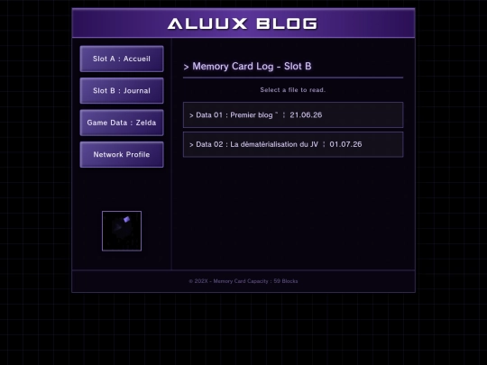 blog screenshot