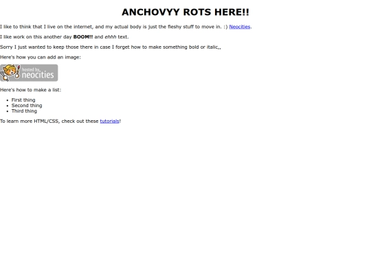 index screenshot