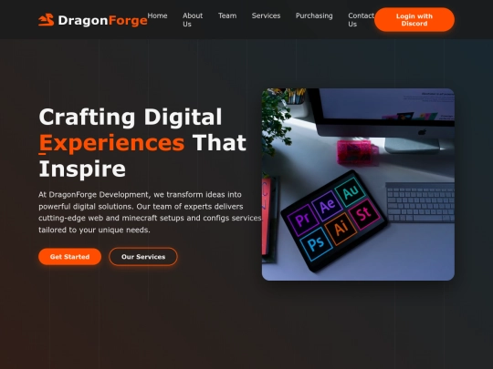 Dragon Forge /Workspace.azure screenshot