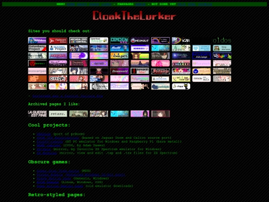 Old/links screenshot